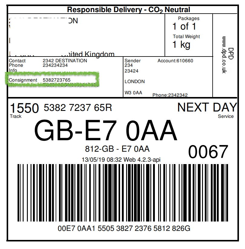 reference number tracking